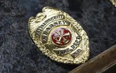 Kearney Volunteer Fire Department holds pinning ceremony for elected officers