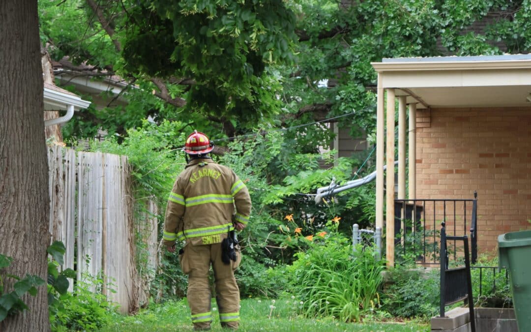 KVFD responds to sparking power line after struck by tree branch