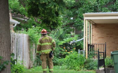 KVFD responds to sparking power line after struck by tree branch